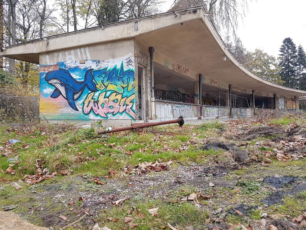 The concrete betting hall. © sau-msi.brussels (P.Sa.) The concrete betting hall. © sau-msi.brussels (P.Sa.)