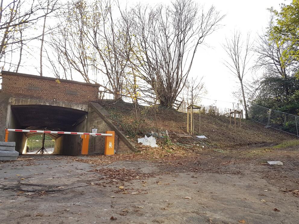 The tunnel under the old racing circuit. © sau-msi.brussels (P.Sa.) The tunnel under the old racing circuit. © sau-msi.brussels (P.Sa.)