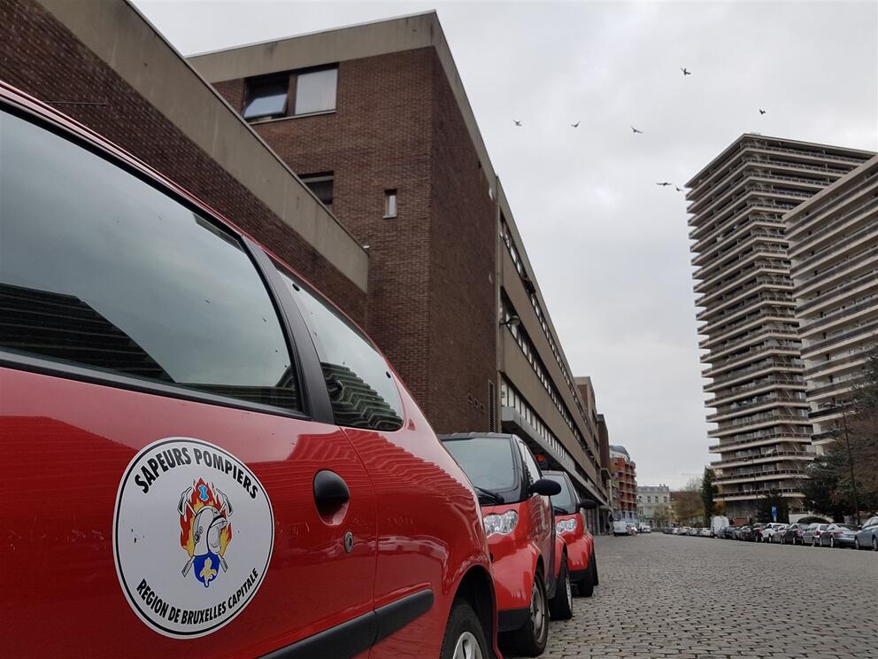 The SIAMU-DBDMH fire station on Avenue de l’Héliport. © sau-msi.brussels (P.Sa.)