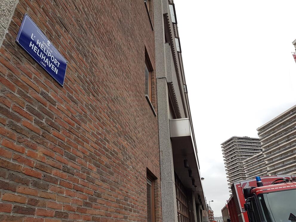 The SIAMU-DBDMH fire station on Avenue de l’Héliport. © sau-msi.brussels (P.Sa.)