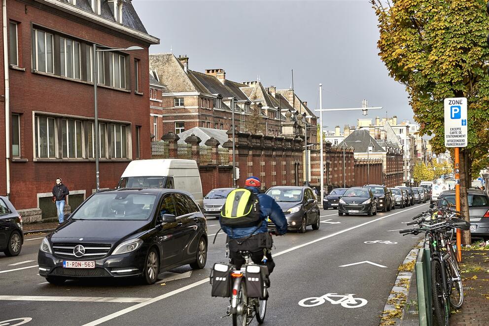 The Usquare.brussels buildings along Avenue de la Couronne will be occupied by ULB and VUB. © sau-msi.brussels (Reporters)