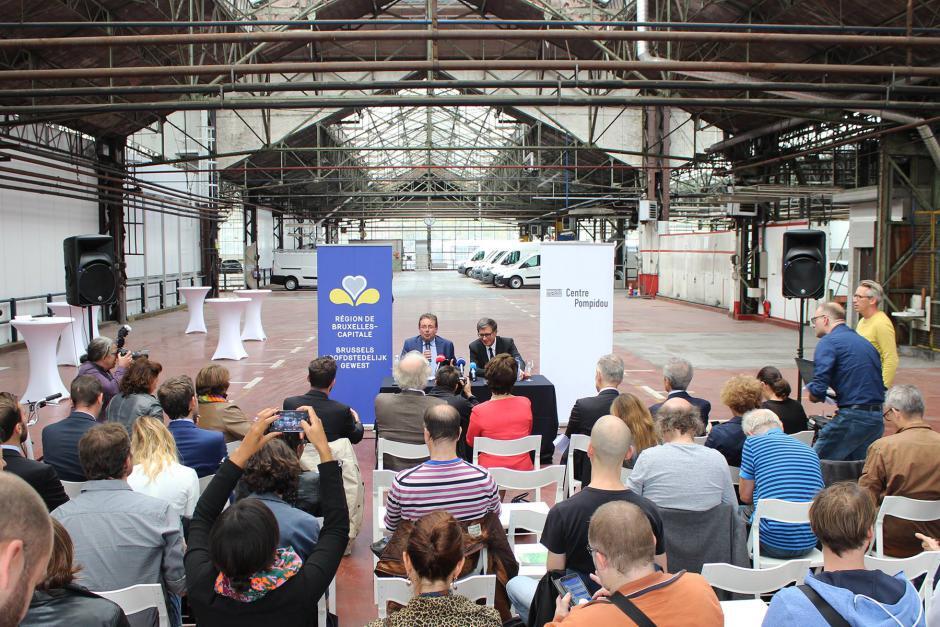 Rudi Vervoort with Serge Lasvignes (Copyright Rudi Vervoort)