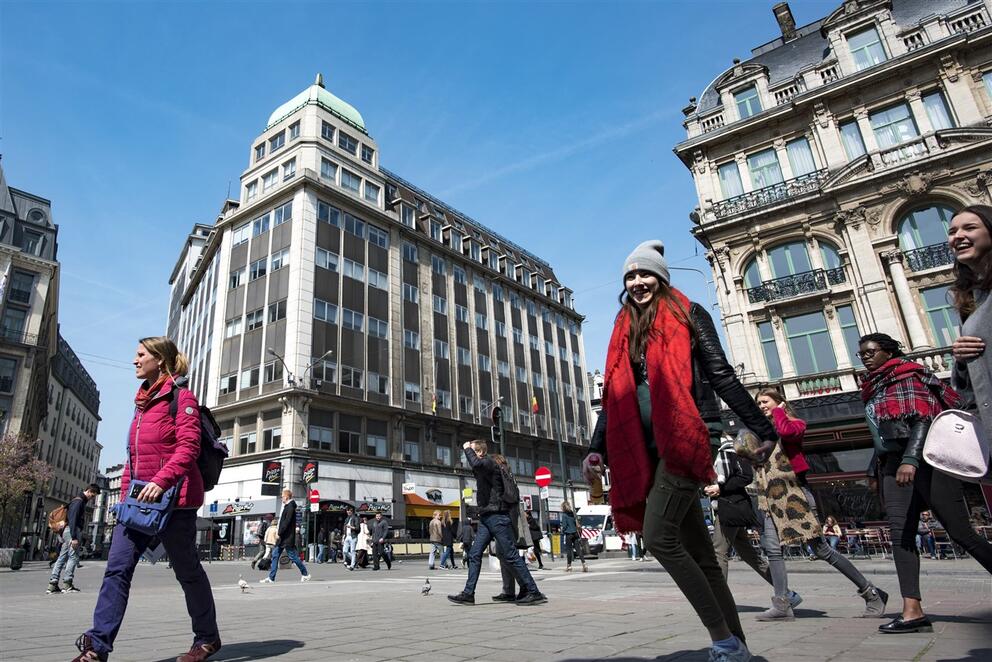 The former Actiris building at the time of its sale. © sau-msi.brussels (Reporters)