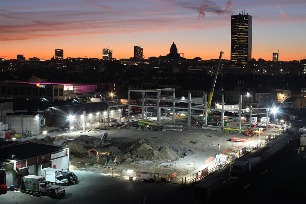 The site of the Manufakture building, work on which has been started by Abattoir S.A.  © Abattoir S.A.